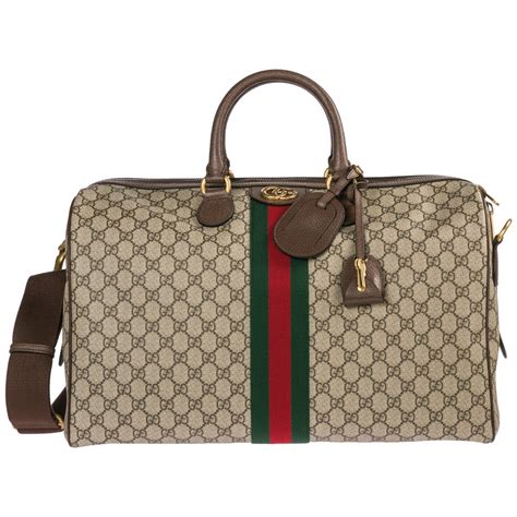 gucci leather overnight bag|genuine leather gucci bags.